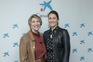 Lorena y Marga Cervantes, de Naturalium, en la entrega de premios